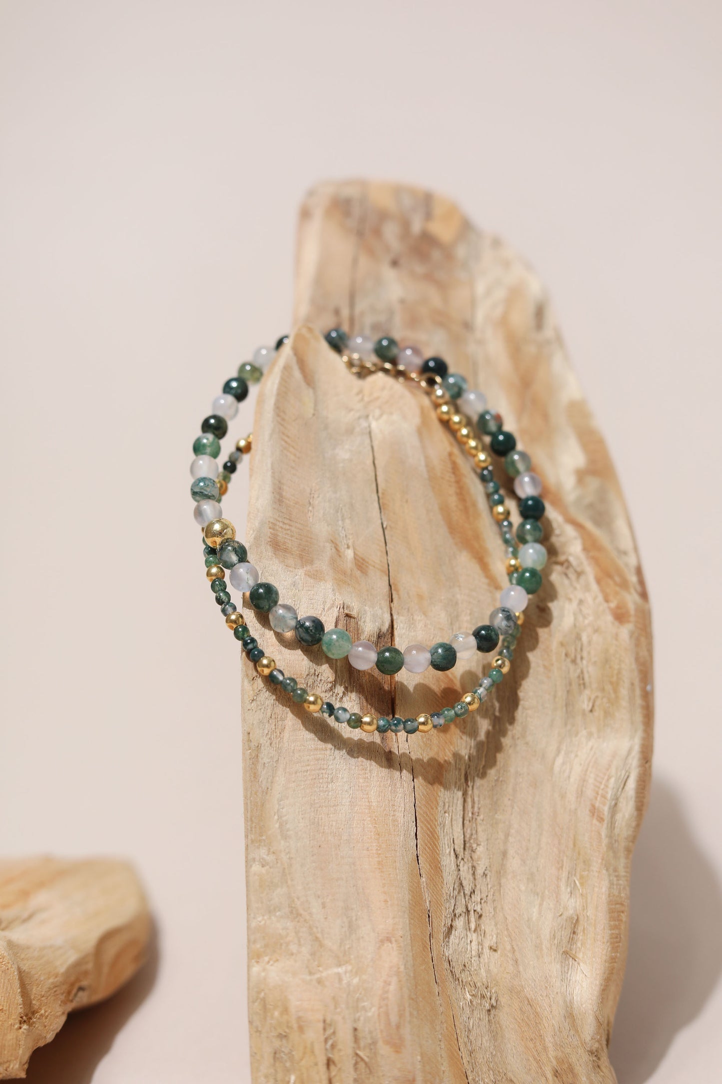 The Kin Collection: Moss Agate Duo
